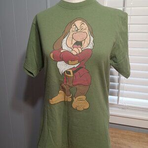 Disney Store Brand adult t size Small Snow White & the Seven Dwarfs Grumpy.   T1